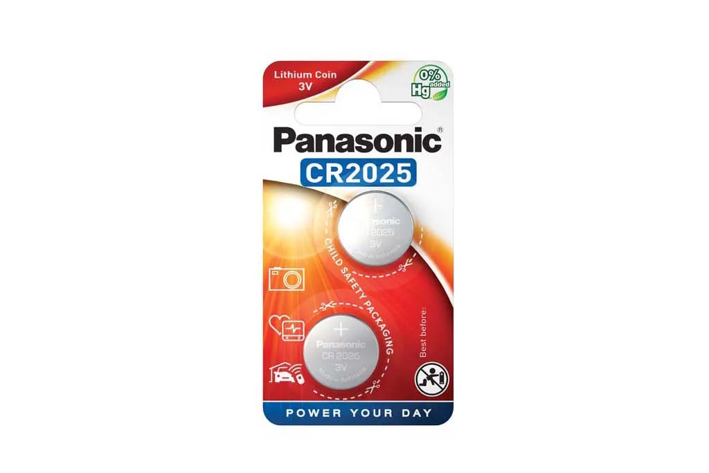 PANASONIC Coin Lithium CR-2025EL/2B 2kpl/pkt